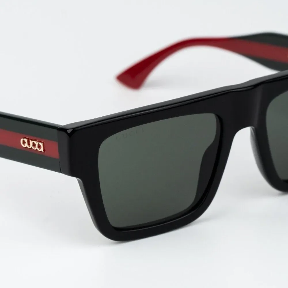 Gucci Men Sunglasses Black Grey Square GG1868S 001 NEW AUTHENTIC